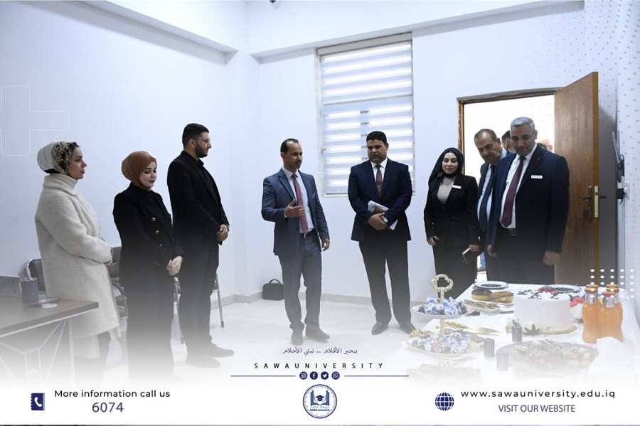 افتتاح  العيادة الطبية في الجامعة