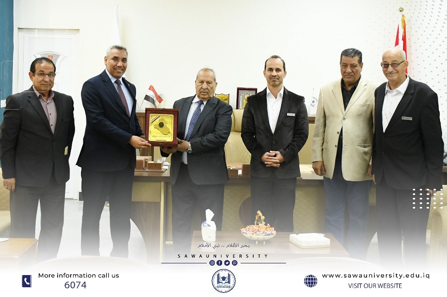 غرفة تجارة المثنى تهنىء رئاسة الجامعة