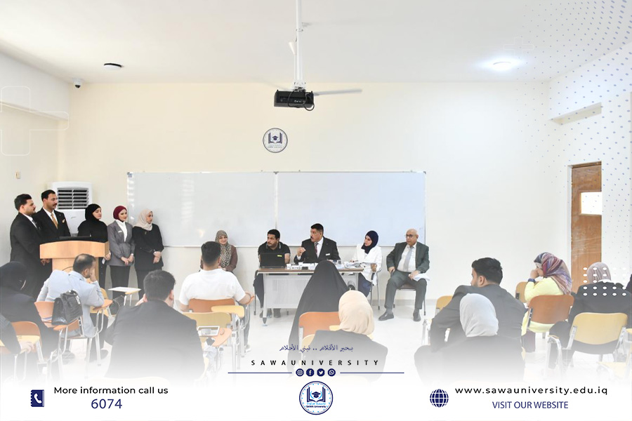 قسم تقنيات البصريات يناقش بحوث التخرج