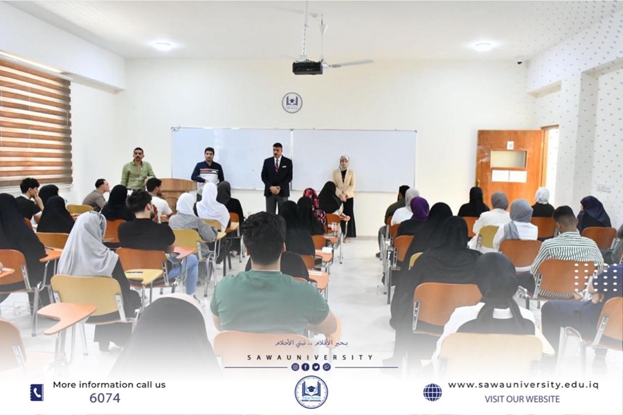 The Assistant of the University President for Scientific Affairs inspects the final exams