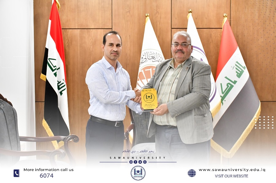 بحث سبل التعاون المشترك بين جامعتنا وغرفة صناعة المثنى
