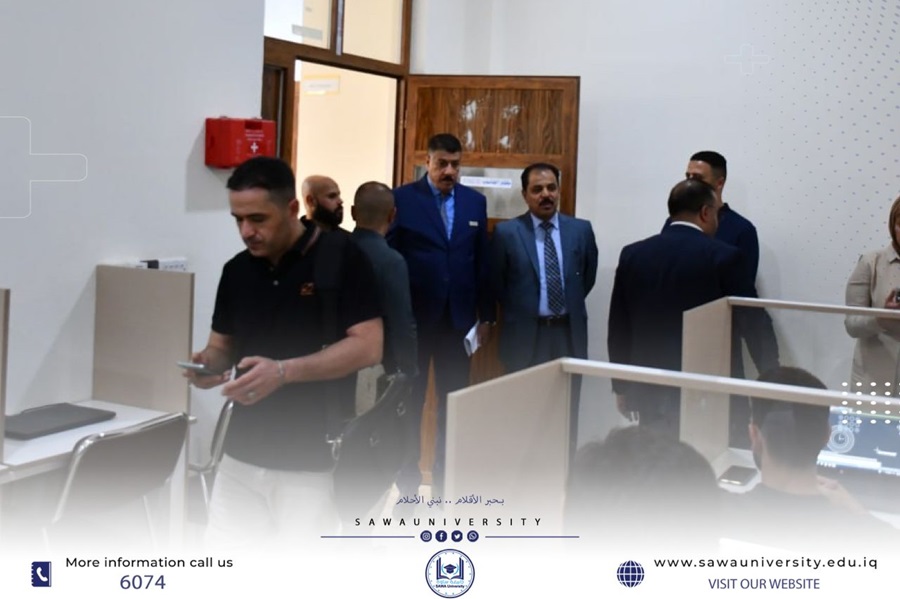 لجنة متابعة استحداث الكلية التقنية الهندسية تزور جامعتنا