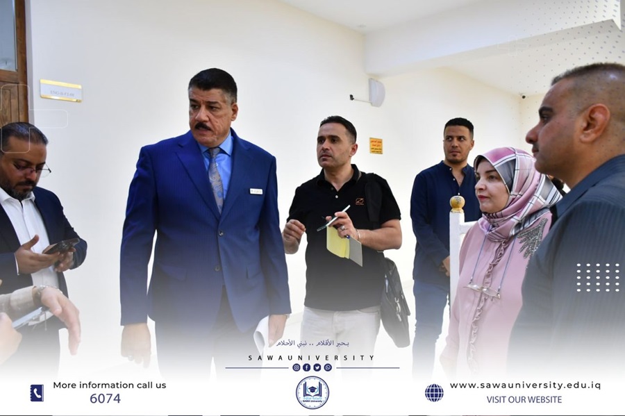 لجنة متابعة استحداث الكلية التقنية الهندسية تزور جامعتنا