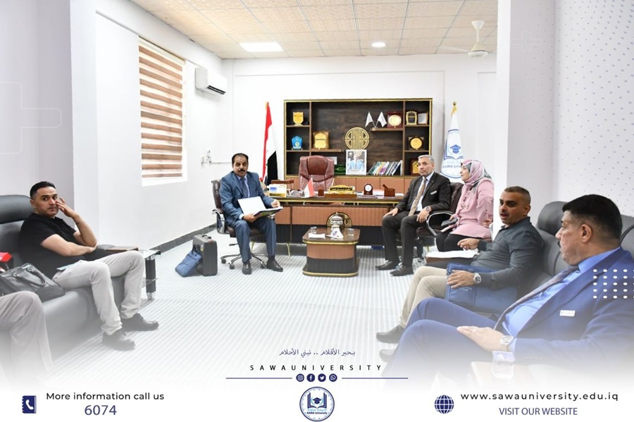 لجنة متابعة استحداث الكلية التقنية الهندسية تزور جامعتنا