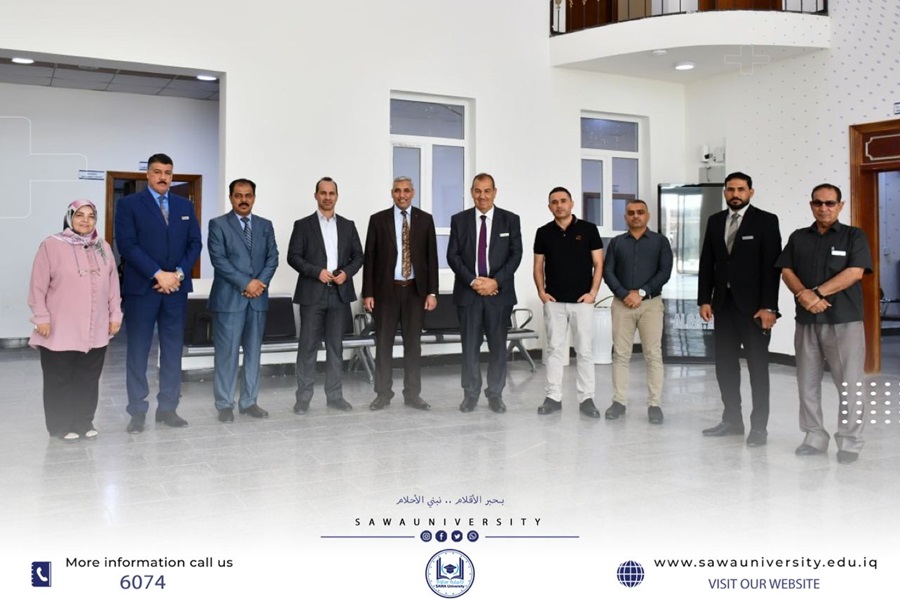 لجنة متابعة استحداث الكلية التقنية الهندسية تزور جامعتنا