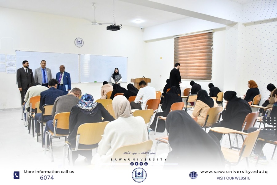 العارضي يتفقد الامتحانات العملية لطلبة كلية التقنيات الصحية