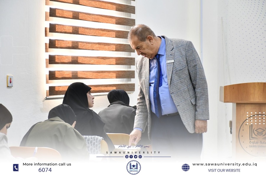 العارضي يتفقد الامتحانات العملية لطلبة كلية التقنيات الصحية