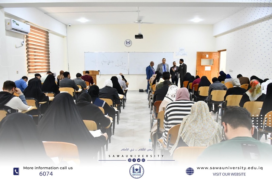 العارضي يتفقد الامتحانات العملية لطلبة كلية التقنيات الصحية