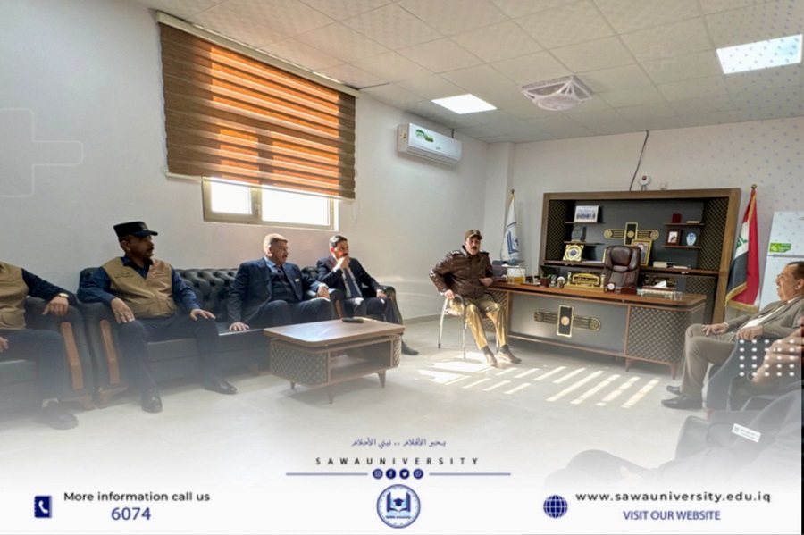مناقشة سبل التعاون بين جامعتنا ومديرية الشرطة المجتمعية