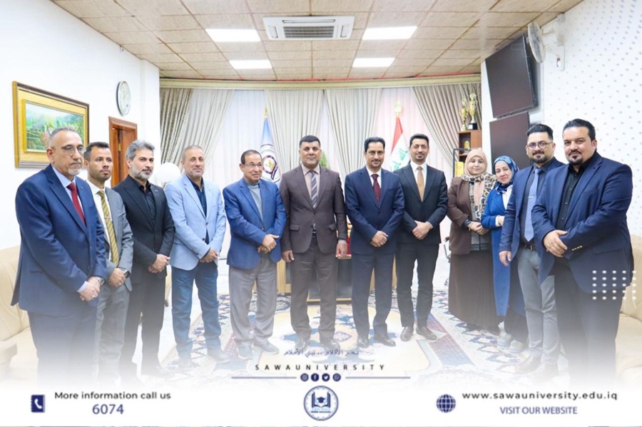 جامعتنا تشارك في اجتماع المجلس الاستشاري الصناعي لكلية التربية الأساسية  في جامعة المثنى