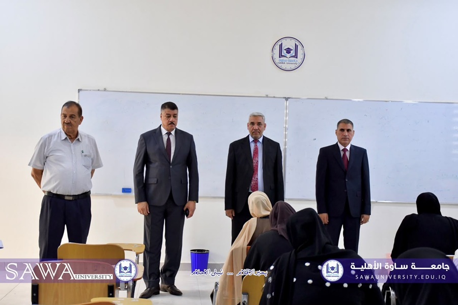 استمرار طلبة جامعتنا بأداء امتحانات الدور الثاني