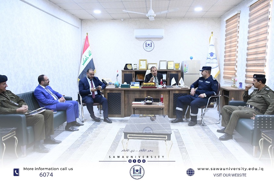 لجنة مديرية الدفاع المدني تزور جامعتنا