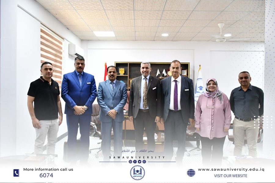 لجنة متابعة استحداث الكلية التقنية الهندسية تزور جامعتنا