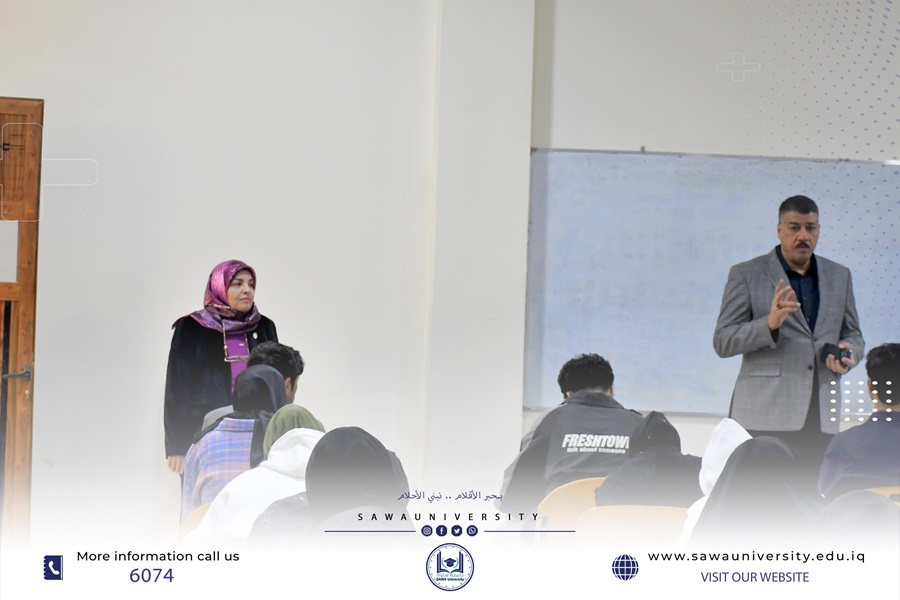 مساعد رئيس الجامعة للشؤون العلمية يتفقد سير امتحانات طلبة اقسام كلية التربية