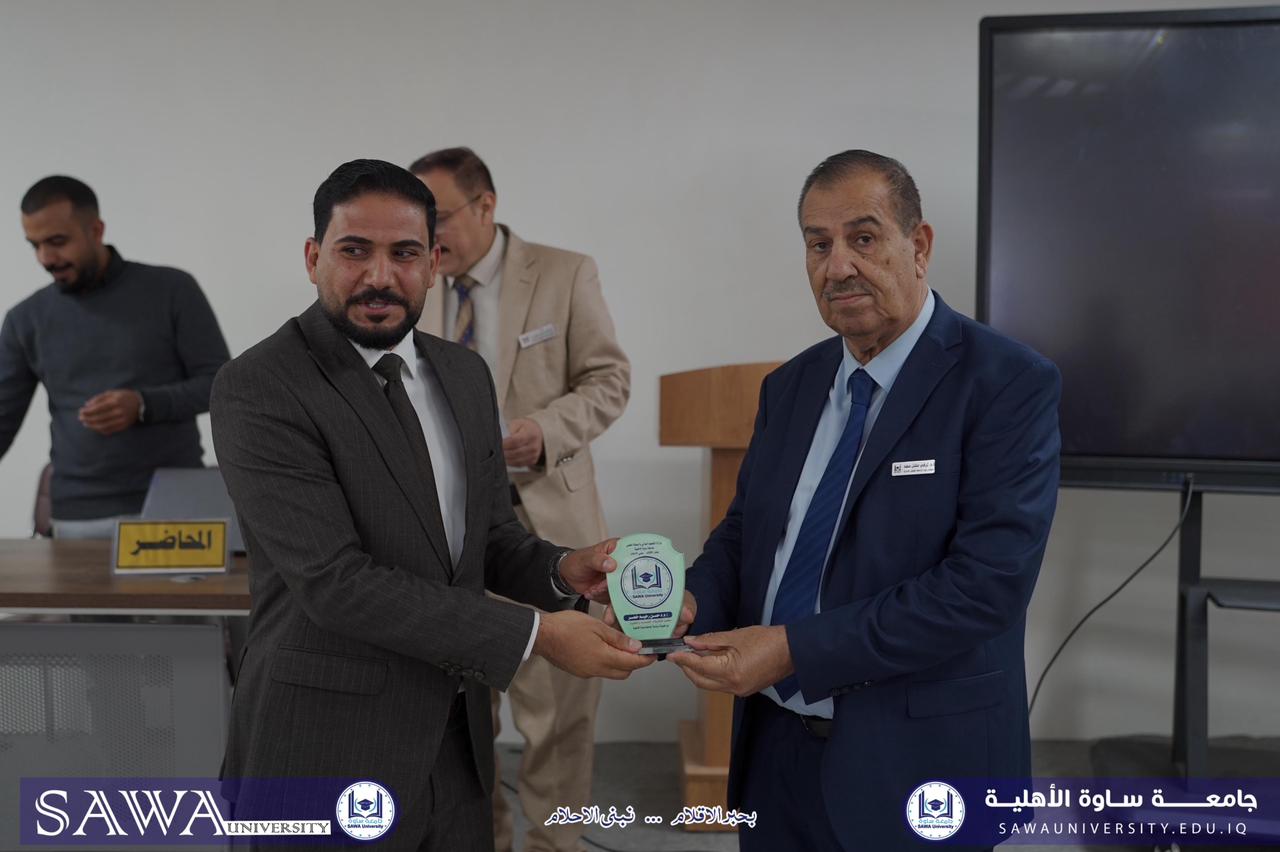 جامعتنا تكرم تدريسيي المواد التقويمية الوزارية